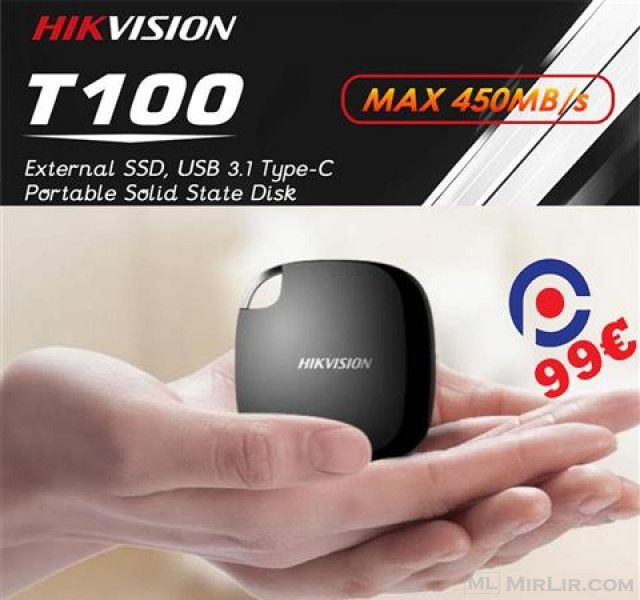Hikvision Original Portable SSD 480GB USB3.1 Type-C 