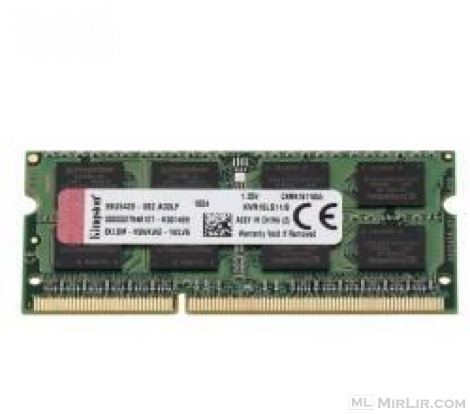 RAM per Laptop DDR3L 4GB Kingston
