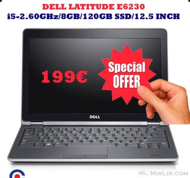 Oferte Laptop Dell Latitude E6230 i5/8Gb/120Gb SSD 199€
