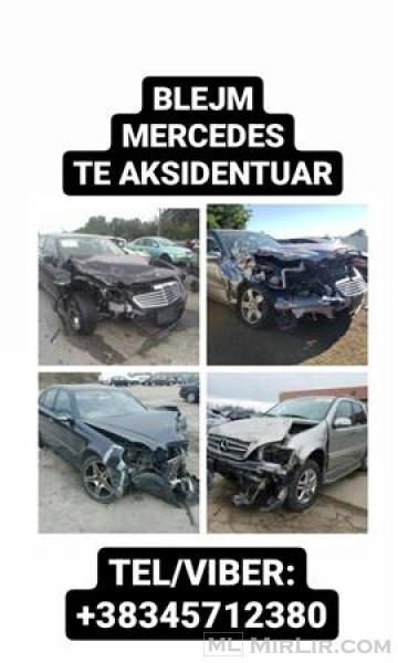 Blejm mercedes te aksidentuar