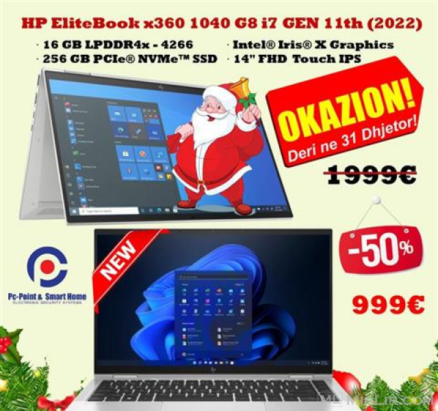 Okazion! HP EliteBook x360 1040 G8 i7 11th Gen, Touch Screen