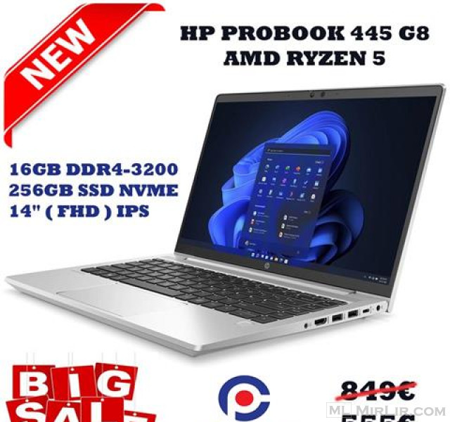 NEW Hp ProBook 445 G8 AMD Ryzen 5 (2022) nga 849€ - 555€