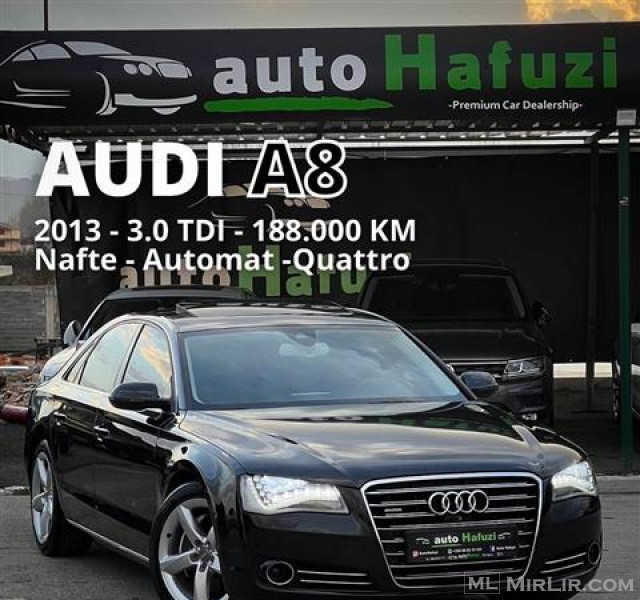 2013 - AUDI A8 3.0 TDI - QUATTRO - MATRIX
