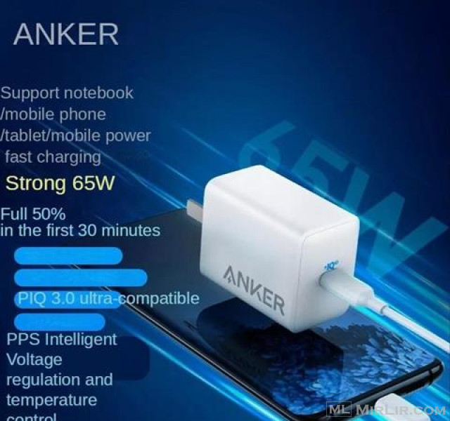 Anker PowerPort lll 65W Pod Lite US plug