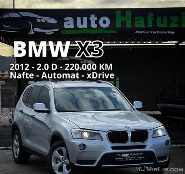 2012 - BMW X3 20d XDrive - 220.000 KM - AUTOMATIK