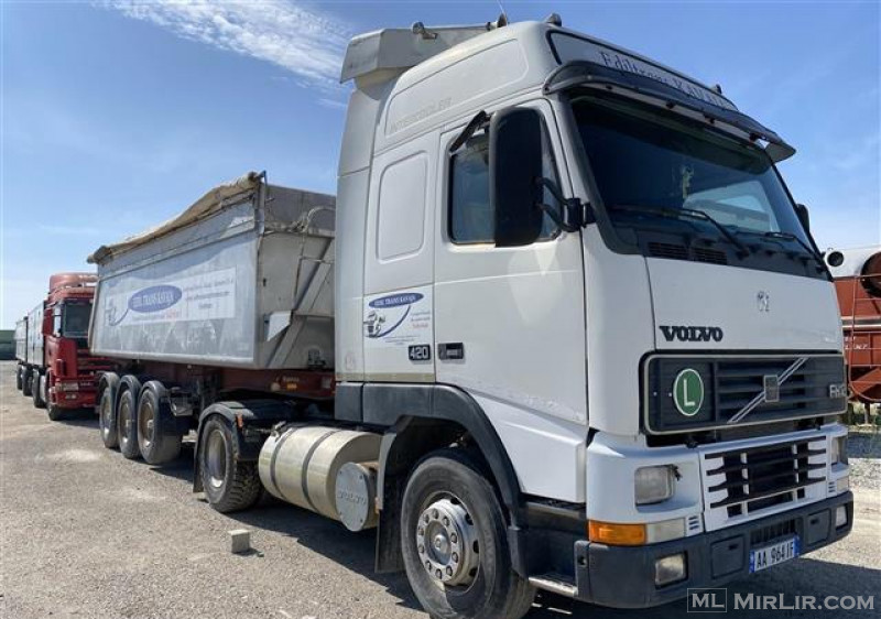 Kok terheqes Volvo + trailer alumin okazion