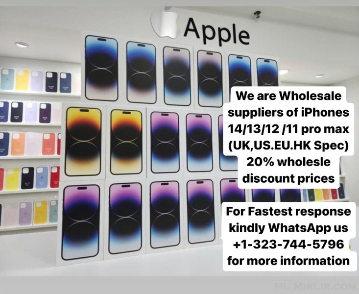Wholesale Suppliers of  iPhone 14/13/12/11 pro max (UK,US.EU.HK Spec) Start Your Mobile Phones Business Now