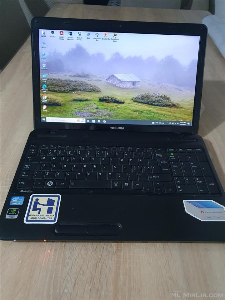 Shitet Laptopi core i5 gen 2 Ssd 240gb Ram 8gb 15.6 inch