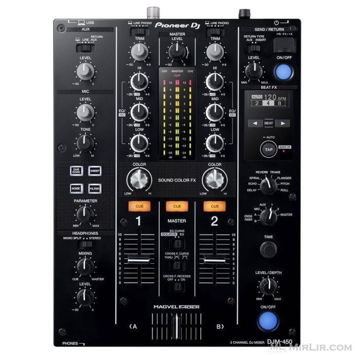 Pioneer DJM-450 DJ Mikser me 2 kanale me FX