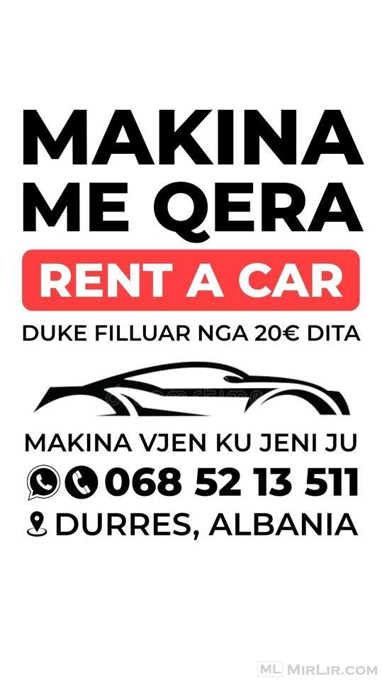 Japim Makina Me Qera / Rent A Car? Durres