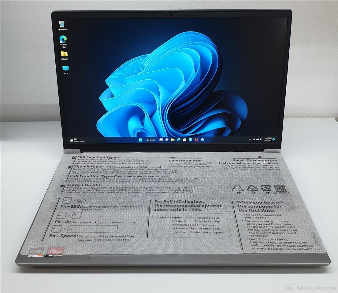 Lenovo ThinkBook 15 G3 RYZEN 7 8CORE 16GB 3200MHZ 512GB M.2 