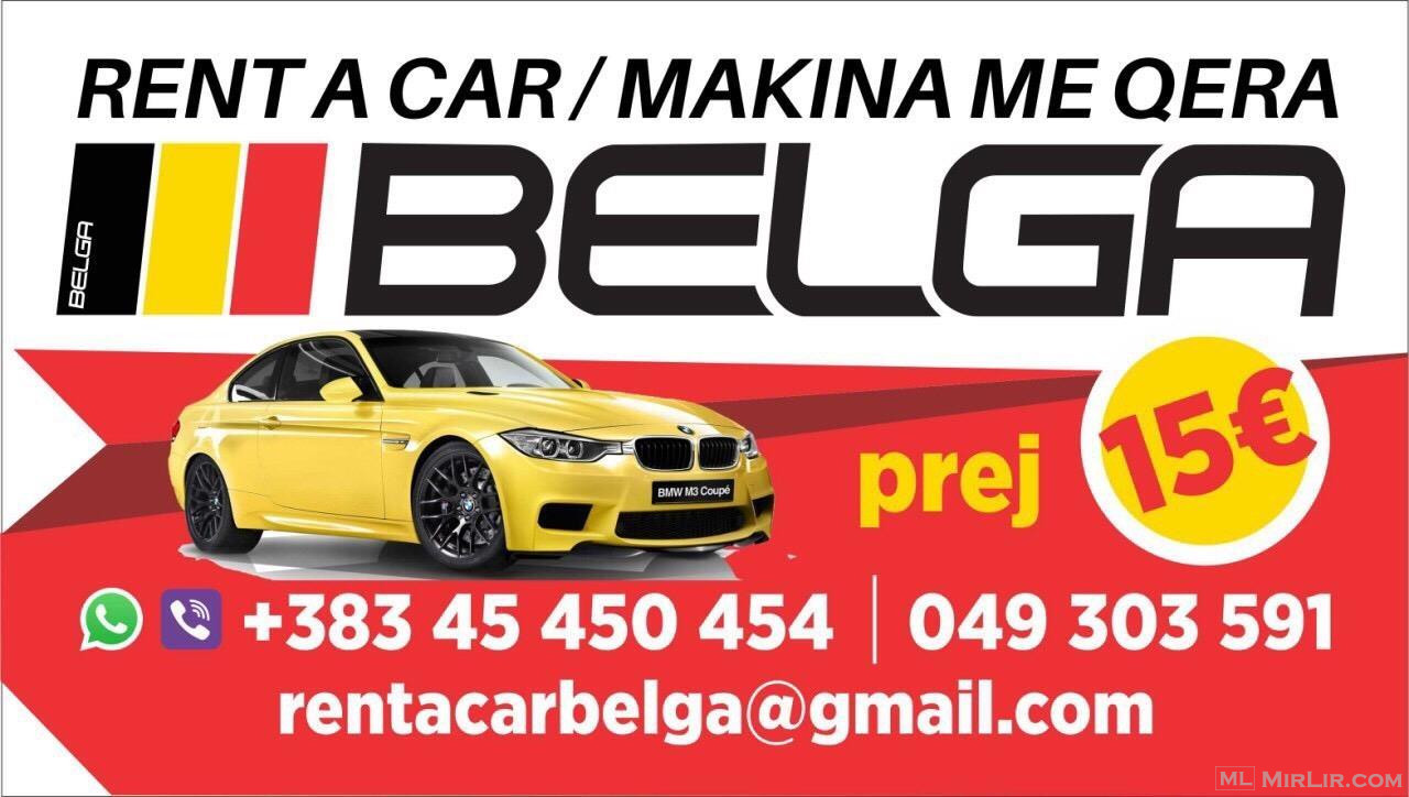 BELGA Rent A Car Prishtina Aeroport Prej 15€/dite!