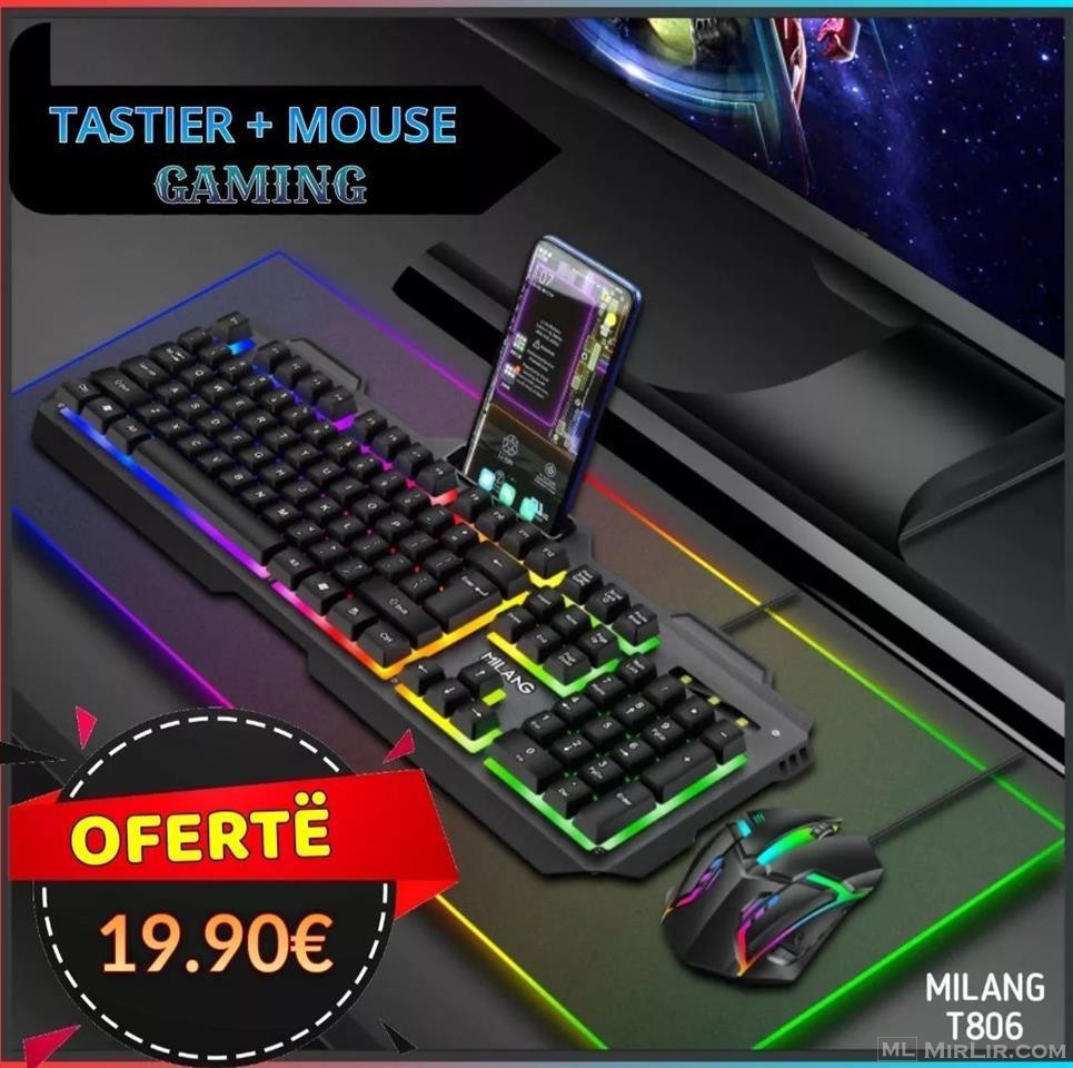 Tastier + Mouse Gaming Milang T806 