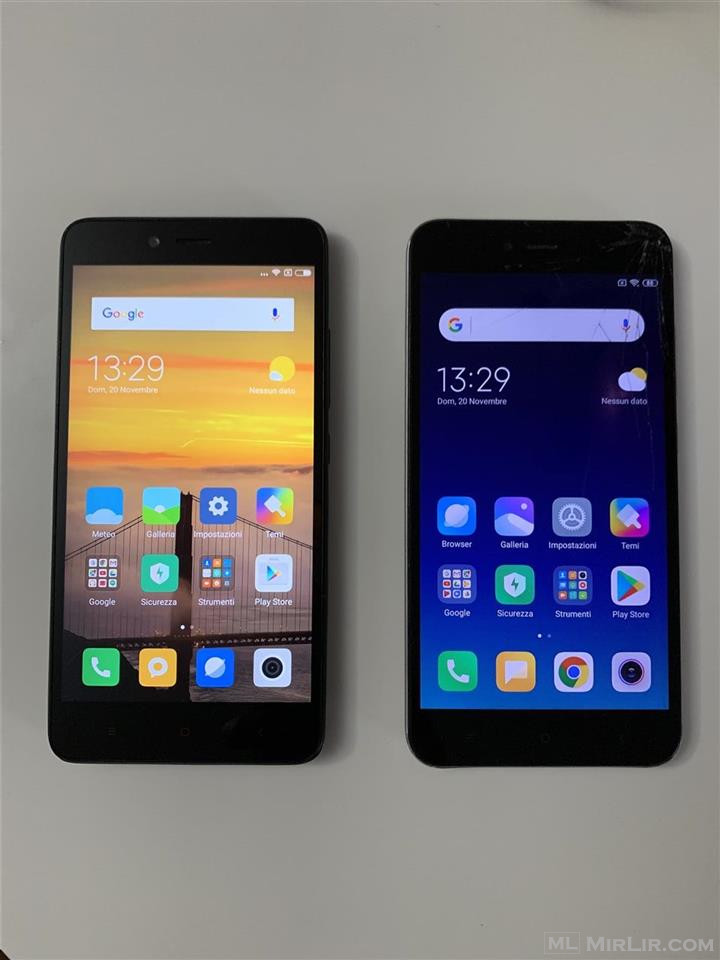 2 TELEFONA - Xiaomi Redmi Note 2 dhe Xiaomi Note 5A 