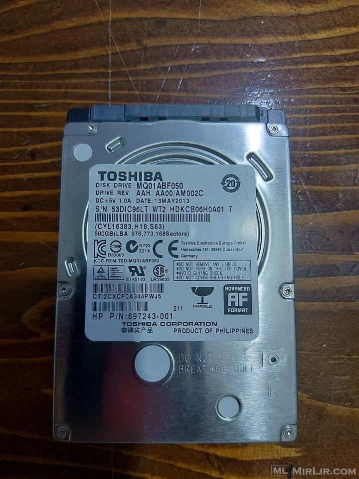 TOSHIBA hard drive