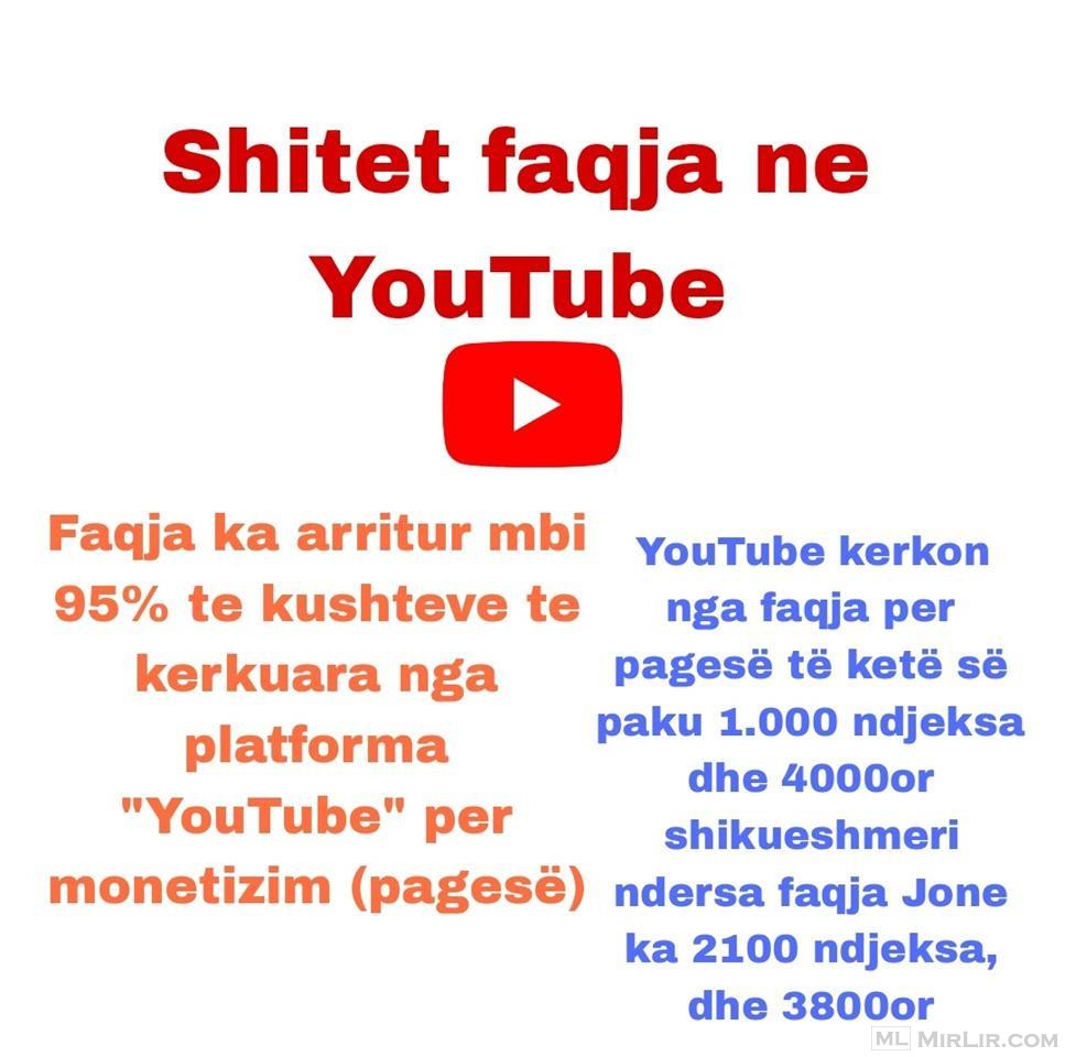 Shitet faqe Online ne YouTube
