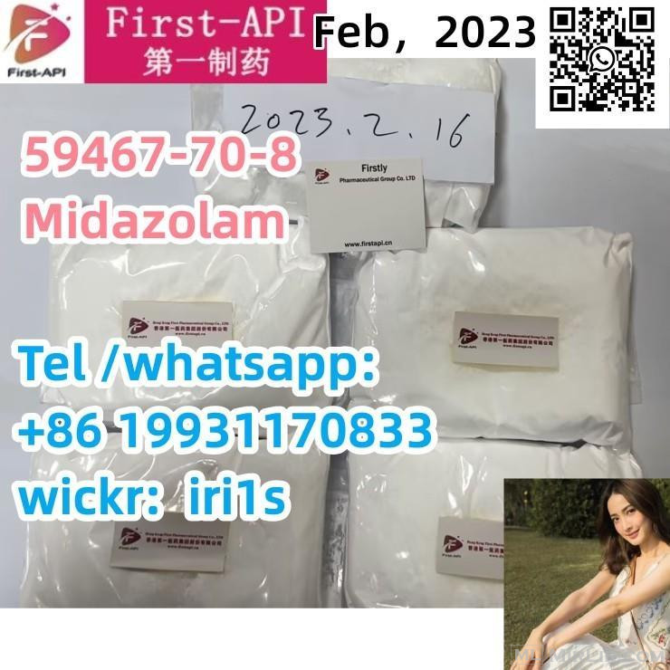 59467-70-8 Midazolam telegram/whatsapp:  +86 19931170833 wic