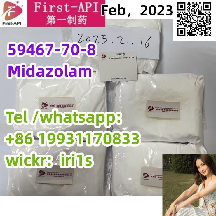 59467-70-8 Midazolam telegram/whatsapp:  +86 19931170833 wic