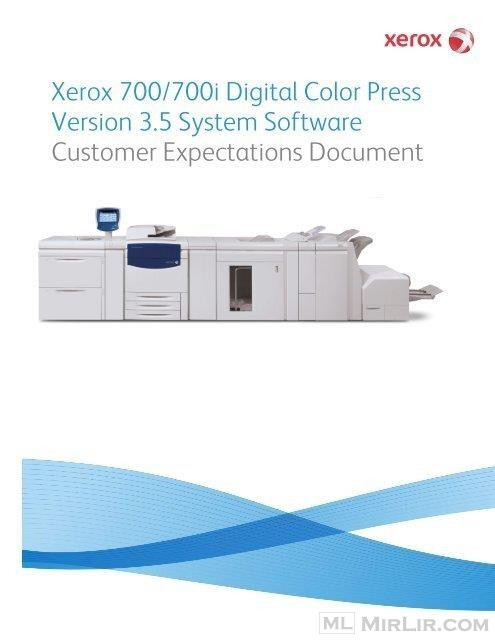 Xerox 700 digital colour press