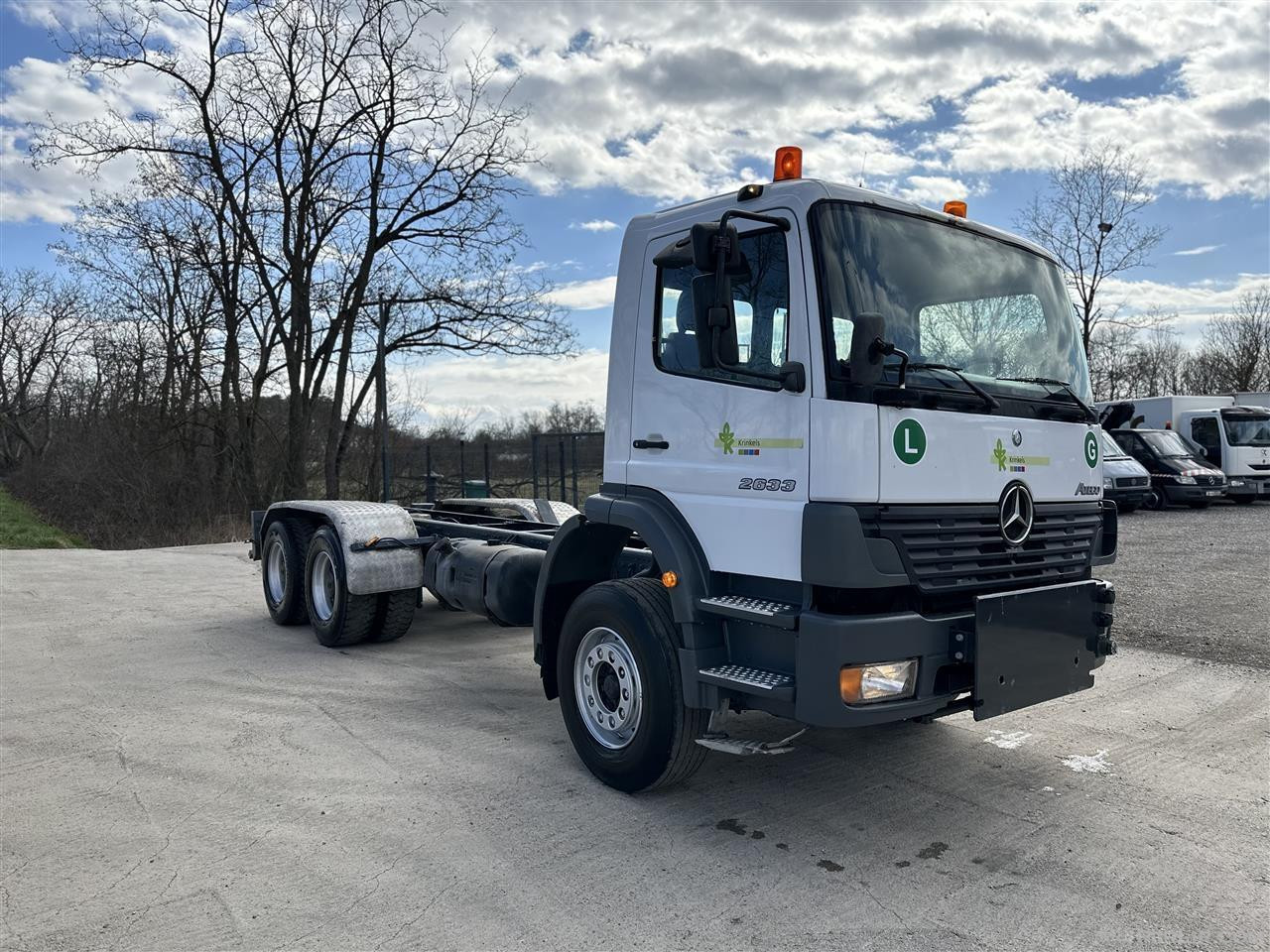 Mercedes Benz Atego 26-33 V8 6x4  SHASI 