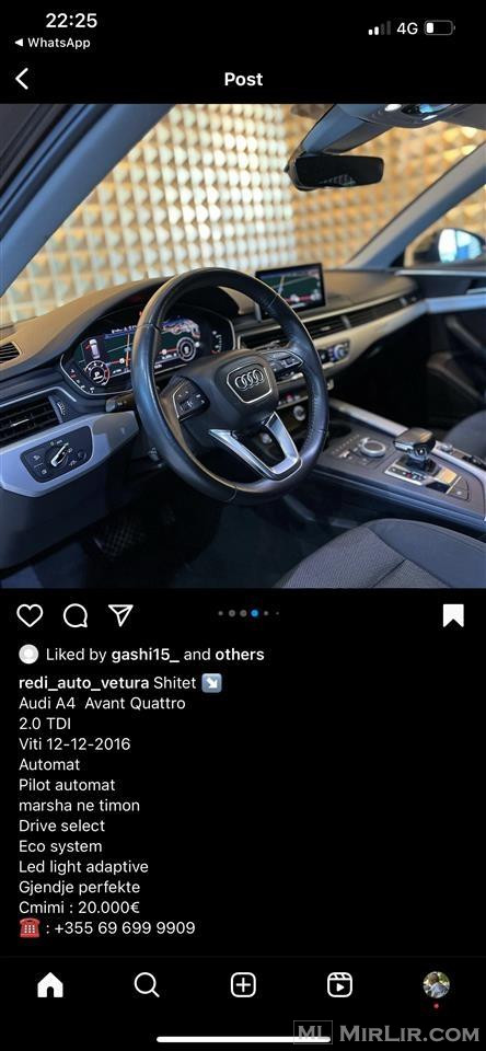 Okazione Audi A4 Quattro 4.0 Nafte ?? 18.000€ 0696999909