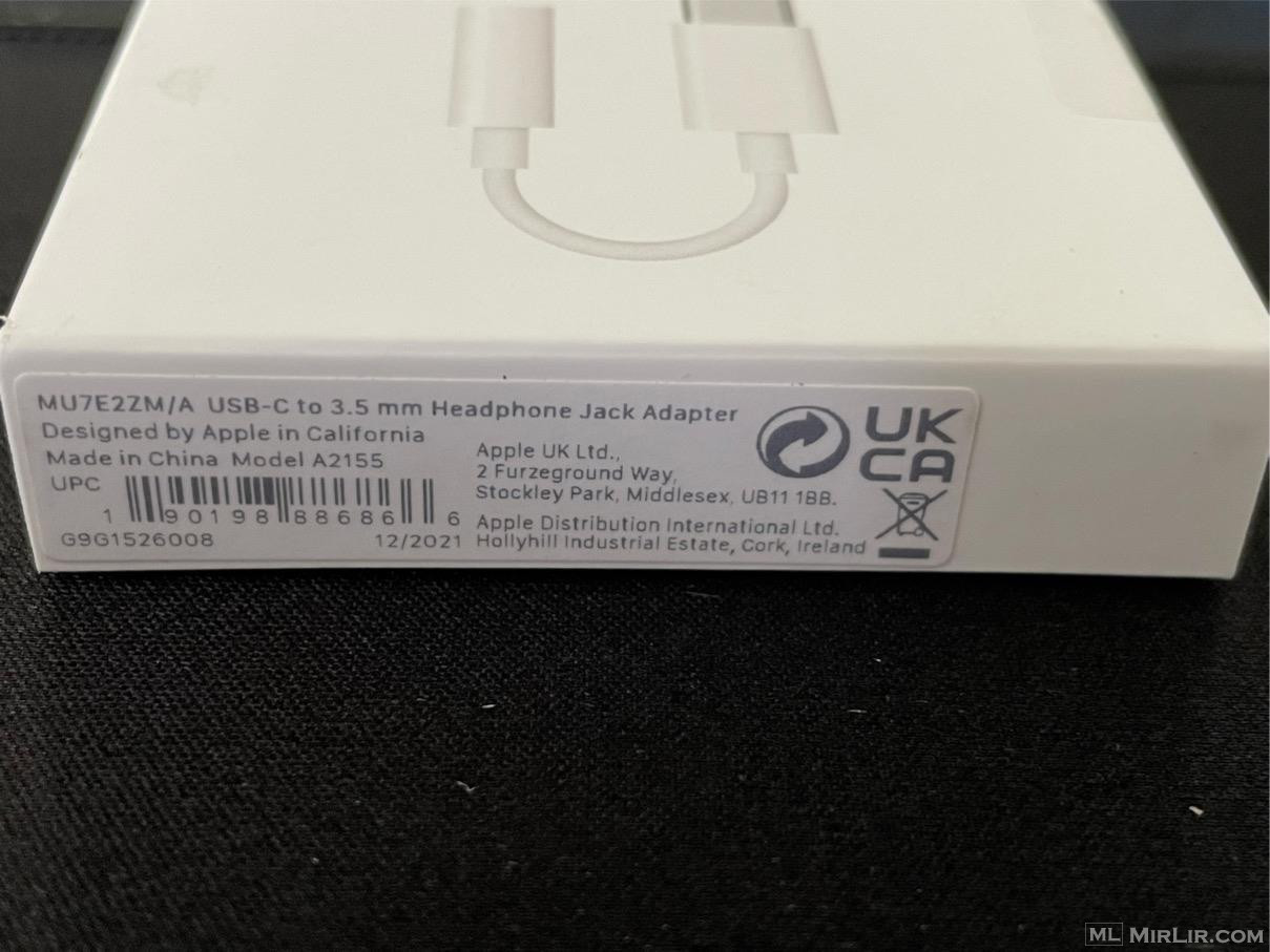 Apple USB-C ne 3.5mm Jack per Kufje