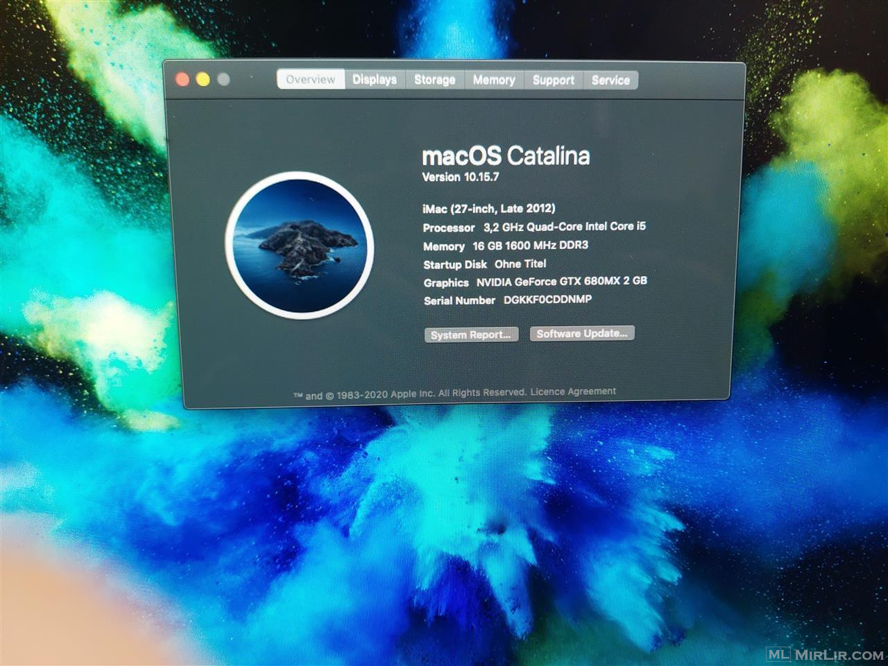 iMac (27inch, Late 2012)