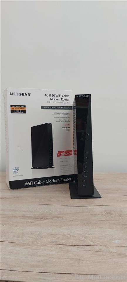 NETGEAR AC1750 WIFI CABLE MODEM