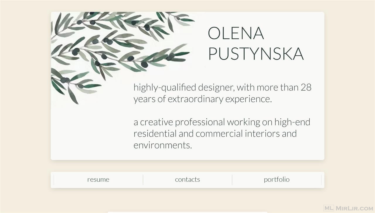 Highly-qualified Interior Designer with 28+ years exp.