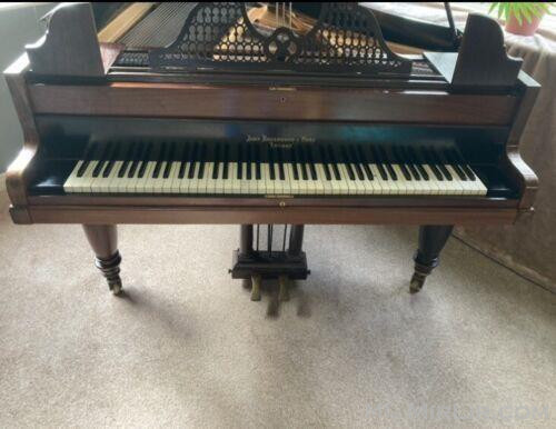 Antique Ornate Boudoir Grand Piano John Broadwood & Sons Ro