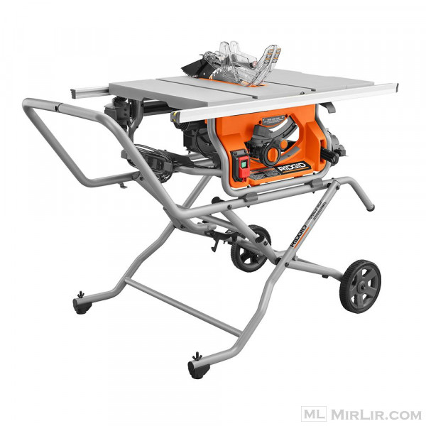 RIDGID 10 IN. PRO JOBSITE TABLE SAW WITH STAND