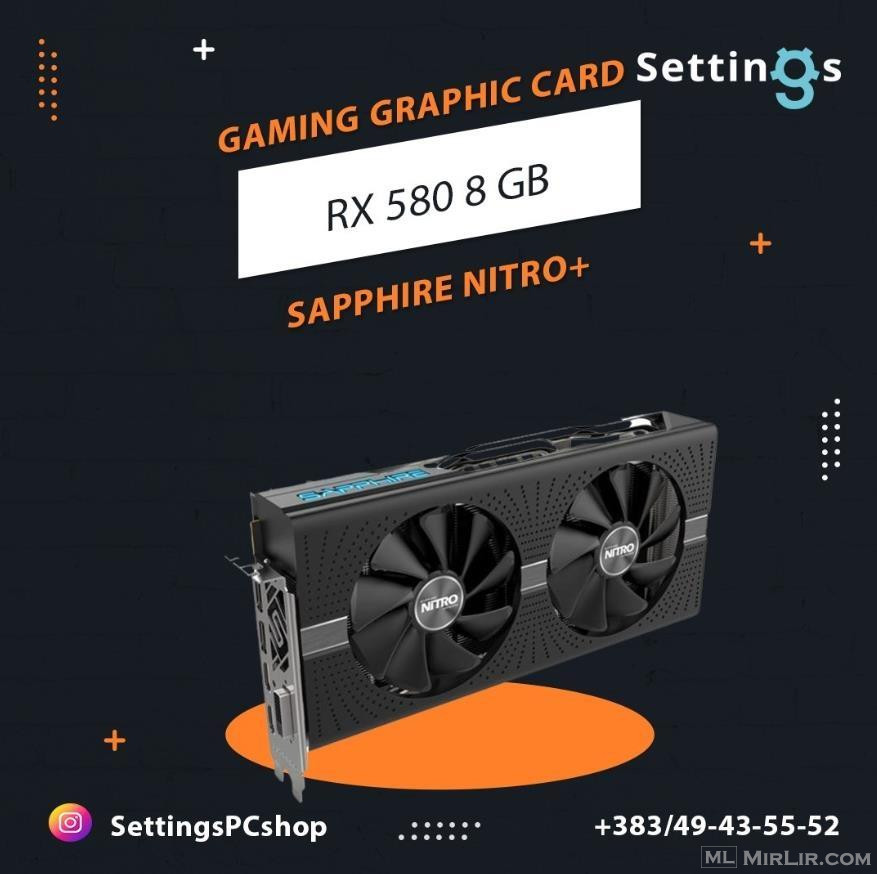 GAMING KARTEL GRAFIKE 8 GB RX 580