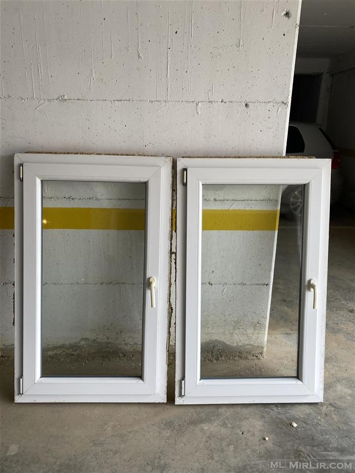 Dy copa dritare plastikes 80-130 cm 
