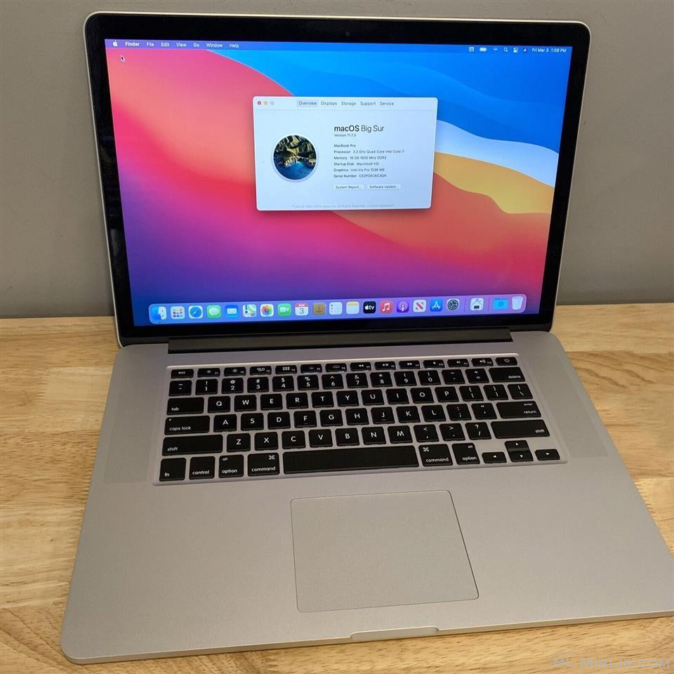 Shitet MacBookPro i7 16GB RAM