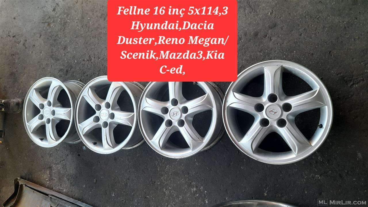 Fellne 16 inç 5x114.3  Reno Megan dhe Scenik,Hyundai,Kia,Maz
