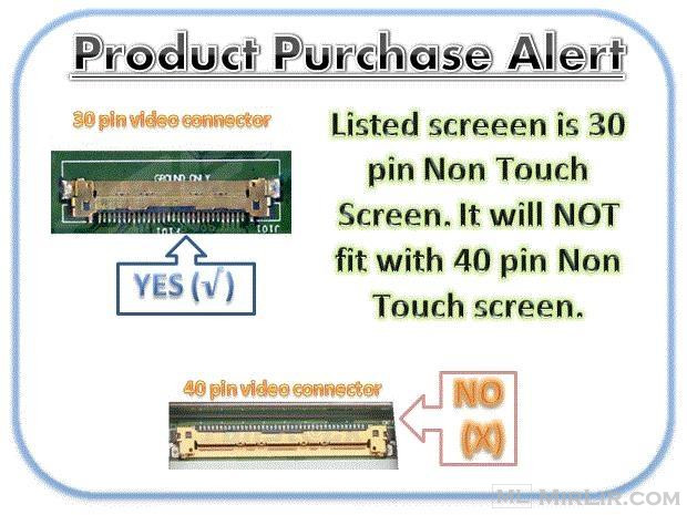  LED LCD 15.6 HD laptop screen 30 pin