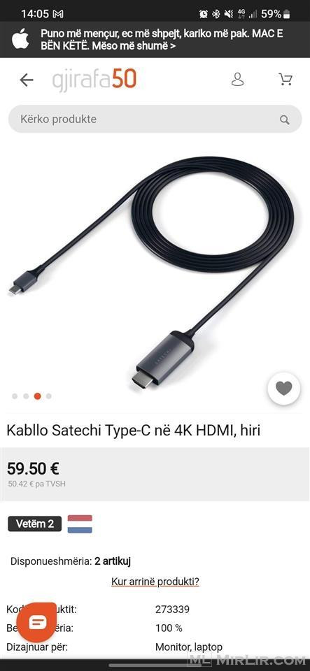 Satechi type C ne HDMI 4K