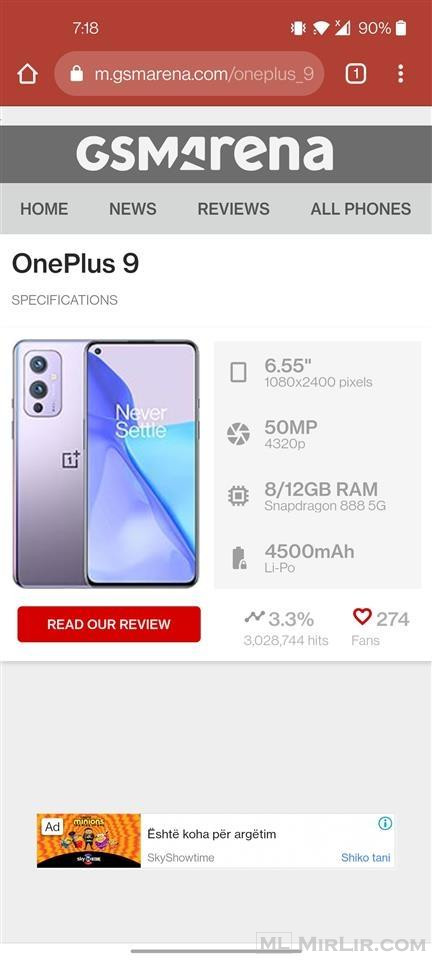 Oneplus 9 5G 