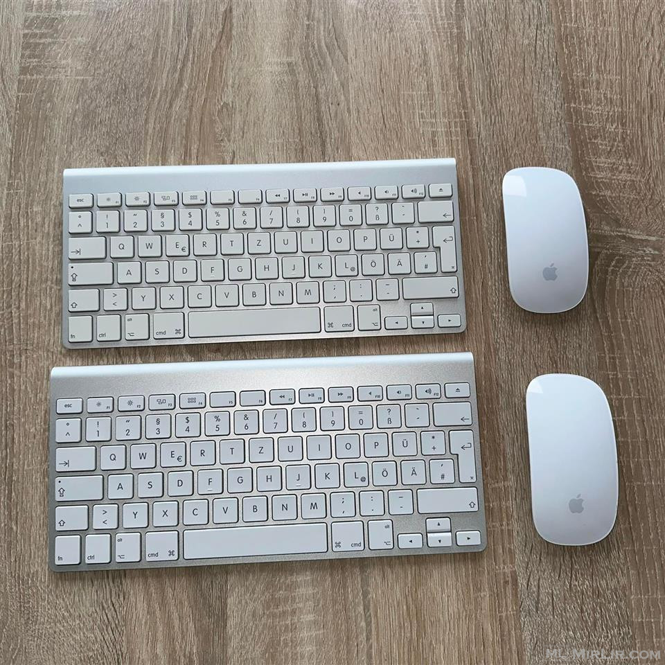 shes Keyboard dhe Mouse Apple me bluetooth