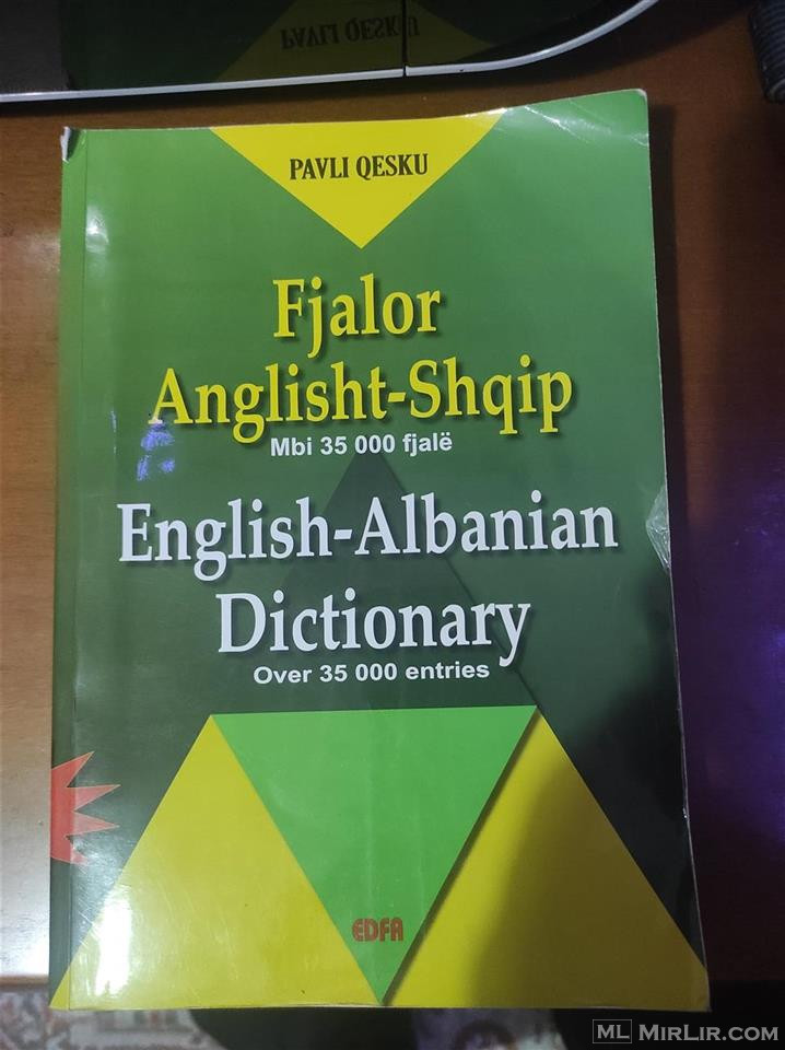 Fjalor Anglisht - Shqip