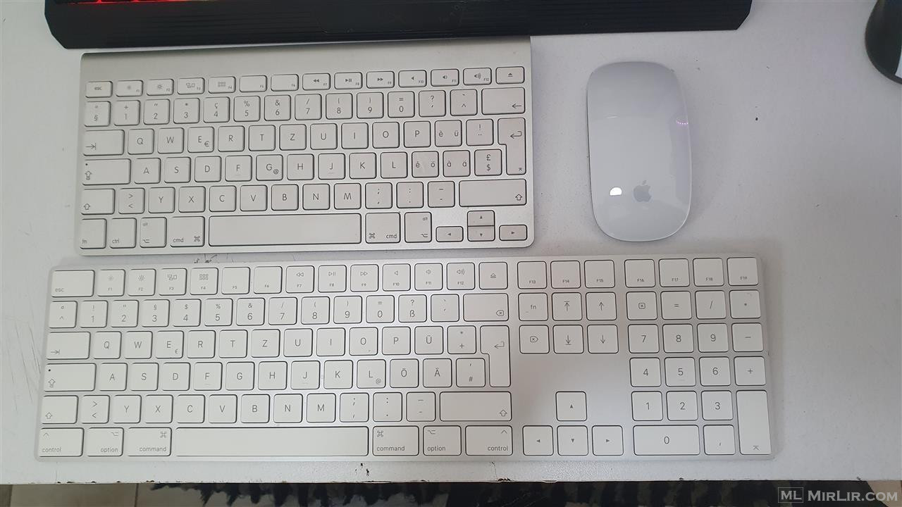 Keyboard dhe Mouse Apple me bluetooth