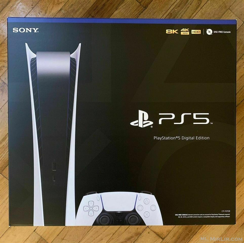 NEW Sony PS5 Playstation 5 Digital Edition Disc-free Console