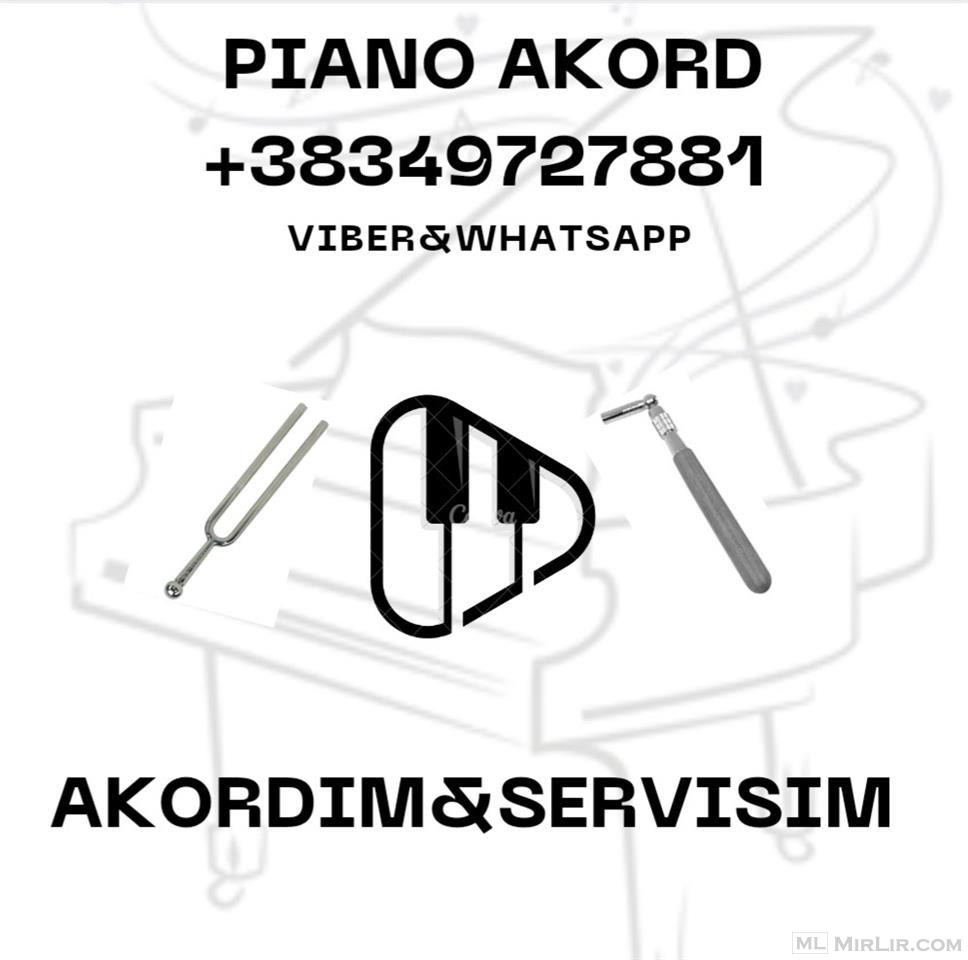 Akordim dhe servisim i pianove
