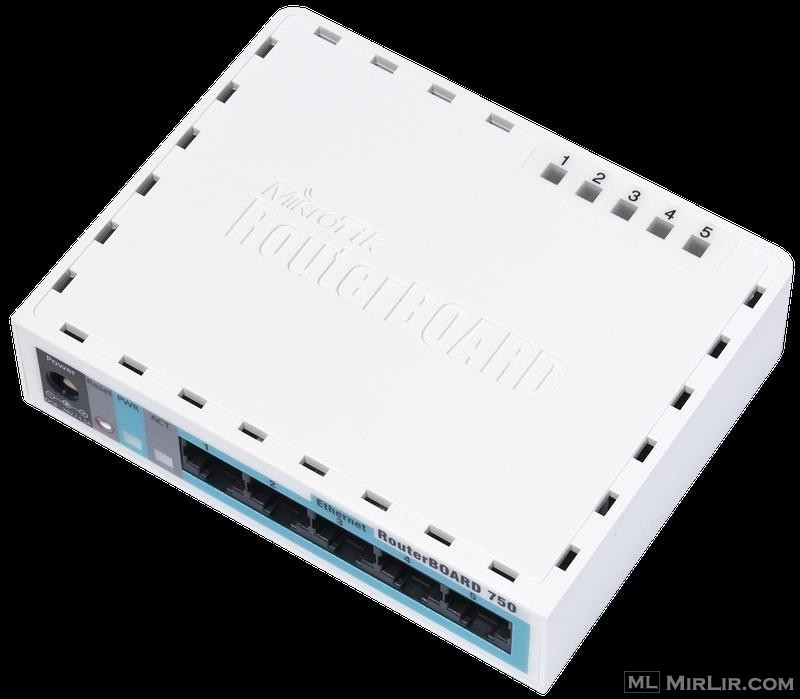 Shitet Router Mikrotik RB750 15€ OKAZION