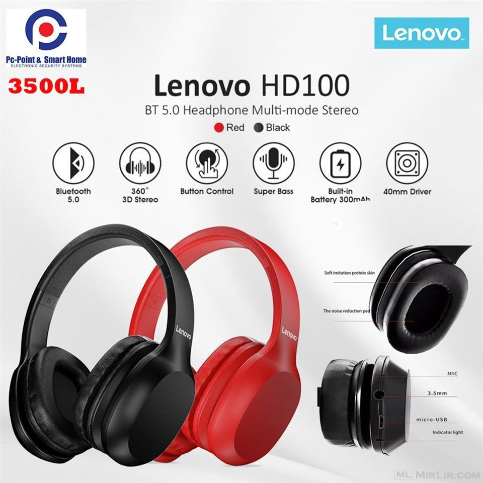 Lenovo HD100 Bluetooth 5.0 Headphone Multi-mode Stereo 3500L