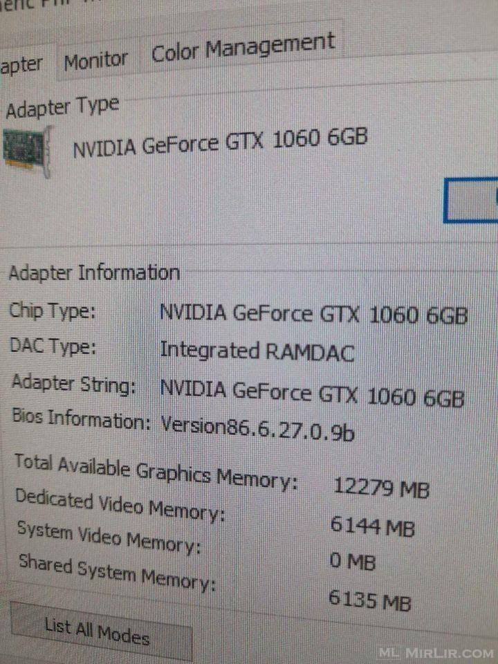 Shitet PC GAMING (1060 6GB)
