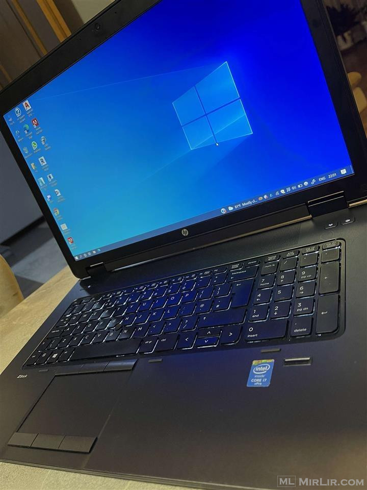 Laptop HP ZBook 17” I7gen4 16RAM 256SSD 750HDD NVIDIA Quadro