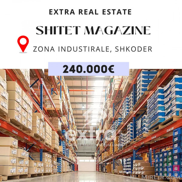 Shitet magazine  Sip📐 800m2 ndertim dhe 200 m2 oborre