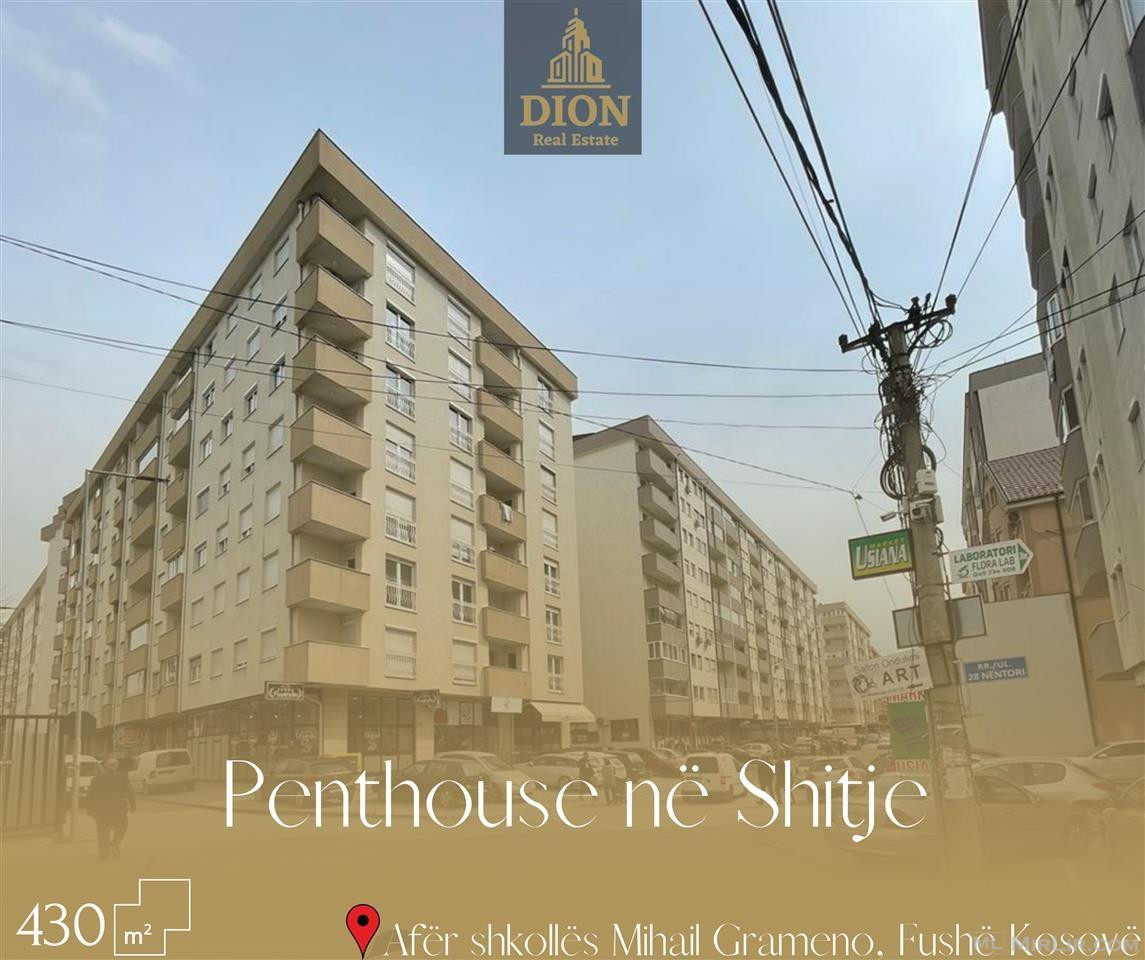 Shitet Penthouse 150m2+280m2 terasë Fushë Kosovë