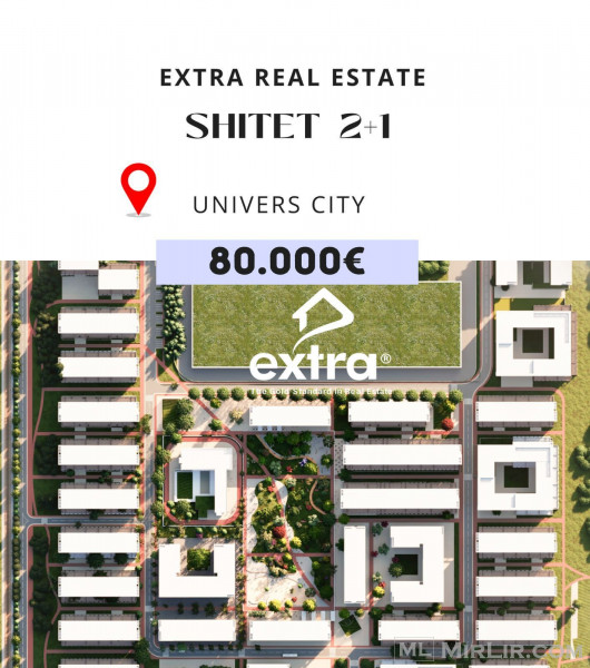 Shitet apartament 2+1 te Univers City, Tirane